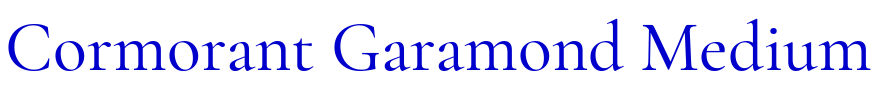 Cormorant Garamond Medium шрифт